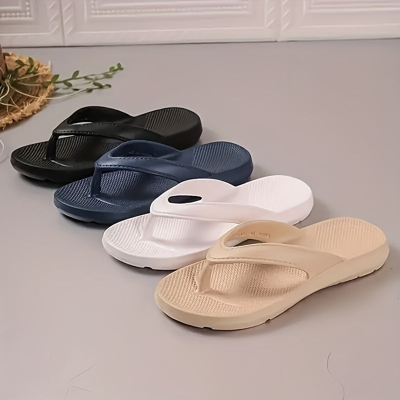 Women'S EVA Flip-Flops | Multi-Color Non-Slip Thick Sole Slides | Comfortable Indoor/Outdoor Beach Shoes with Arch Support | Durable & Easy to Clean | Casual Slip-On Design for All Seasons, Strappy Sandals