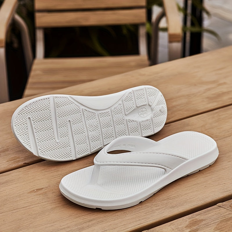 ARCHIES Women's Elegant Arch Support Flip Flops - Slip-On Comfort Sandals with EVA Soft Cushioned Footbed, Summer Beach Slippers in Brown, Black & White, Casual Footwear | Slipon Footwear | Durable Traction Footwear