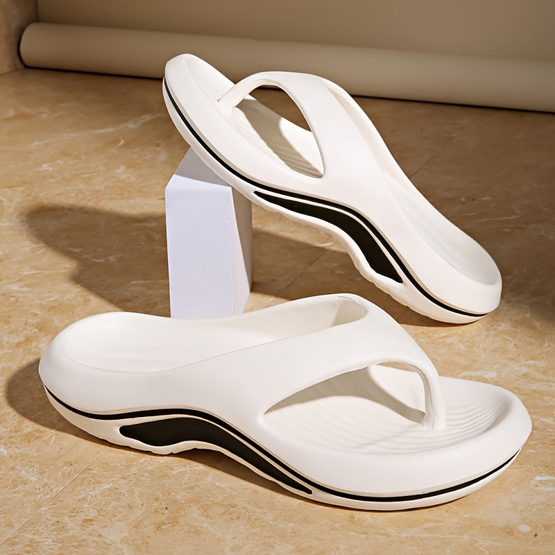 [Soft Flip-Flops] Comfortable Soft EVA Women's Flip-Flops | Stylish Sandals, Durable Footwear, Casual Slippers in Black and Red - Ideal for Daily Wear, Beach Outings, and Casual Events