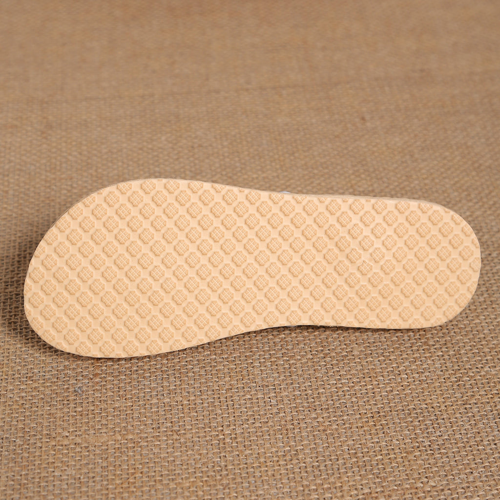 [All-Season Non-Slip Flat Heel] Women'S Classic Polka Dot Fabric Flip-Flops, All-Season Slip-On Flat Heel, with EVA Sole and Insole, for Outdoor Beach Non-Slip Casual Shoes